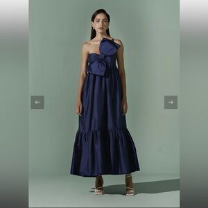 NWT Atsu Sally Bow Midi Dress